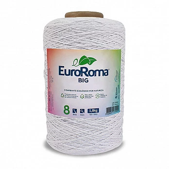 Barbante EuroRoma Big 4/8 1,8Kg - Branco 200