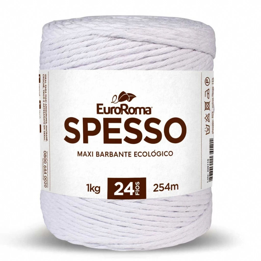 EuroRoma Spesso 24 fios 1Kg - Branco 200