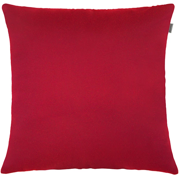 Capa para Almofada Jacquard Lisa 45 cm x 45 cm Vermelha
