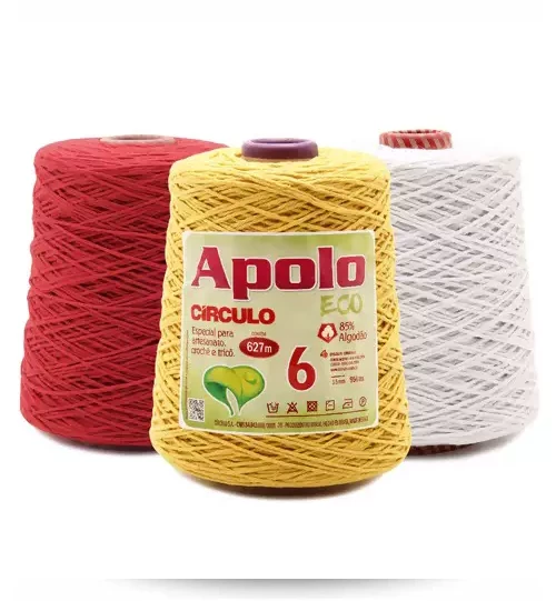 Barbante Apolo Eco fio 6 Marca Circulo