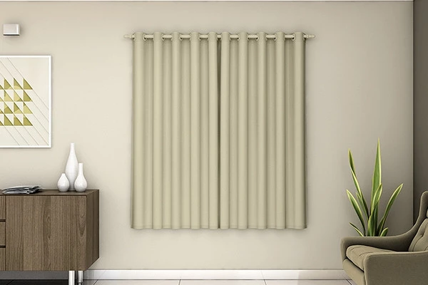 Corta Luz PVC para Varão 2,50M Alt X 2,80M Larg cor Castor