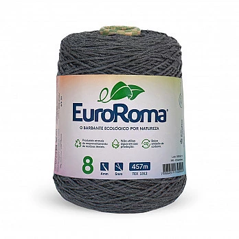 Barbante EuroRoma 4/8 457m - Chumbo 350