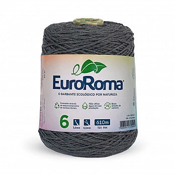 Barbante EuroRoma 4/6 610m - Chumbo 350