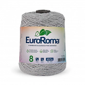 Barbante EuroRoma 4/8 457m - Cinza 270
