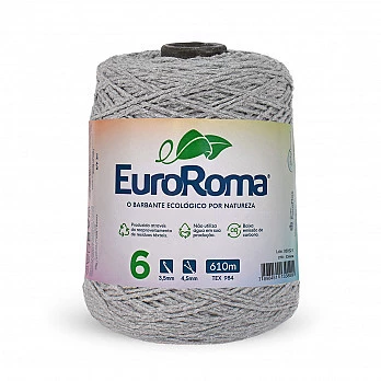Barbante EuroRoma 4/6 610m - Cinza 270