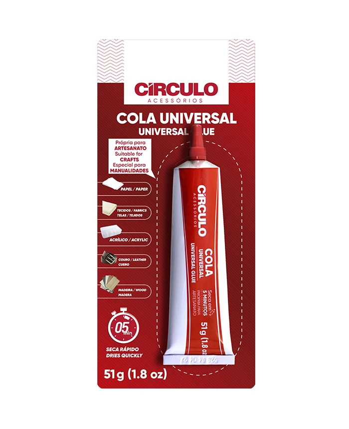Cola Universal Para Artesanato Circulo 51 g Cor 20