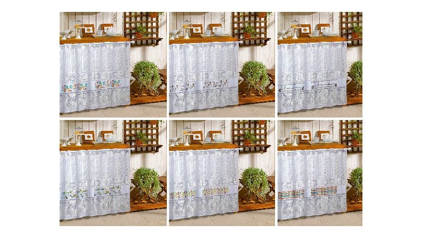 Cortina de Pia Rendada 2,00m X 80cm Sortidas Marca SULTAN