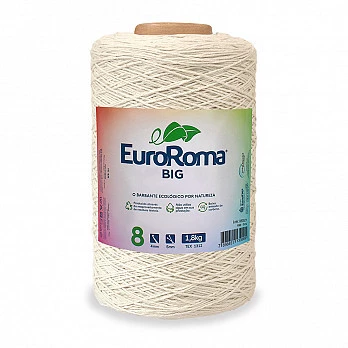 Barbante EuroRoma Big 4/8 1,8Kg - Cru 100