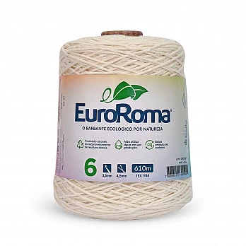 Barbante EuroRoma 4/6 610m - Cru 100