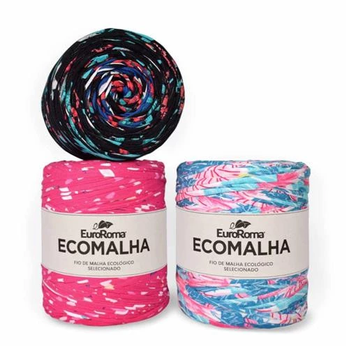 EuroRoma Ecomalha Cores Especiais Tons de Estampas Florais (cód. 3032) - 140m