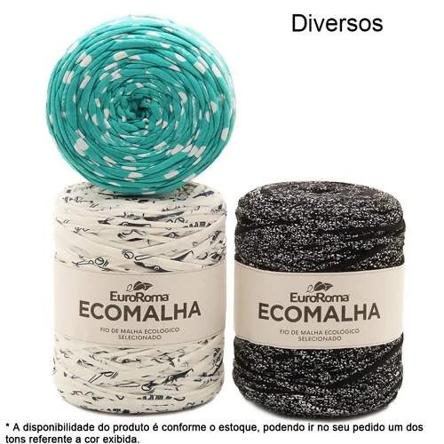 EuroRoma Ecomalha Cores Especiais Tons de Estampas Diversas (cód. 3033) - 140m