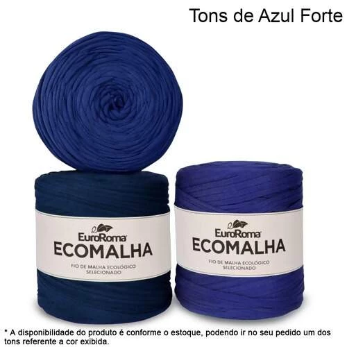EuroRoma Ecomalha Cores Especiais Tons de Azul Escuro (cód. 3011) - 140m