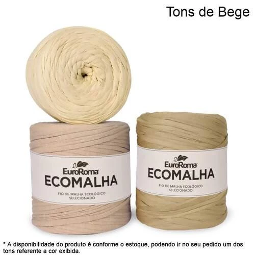 EuroRoma Ecomalha Cores Especiais Tons de Bege (cód. 3003) - 140m