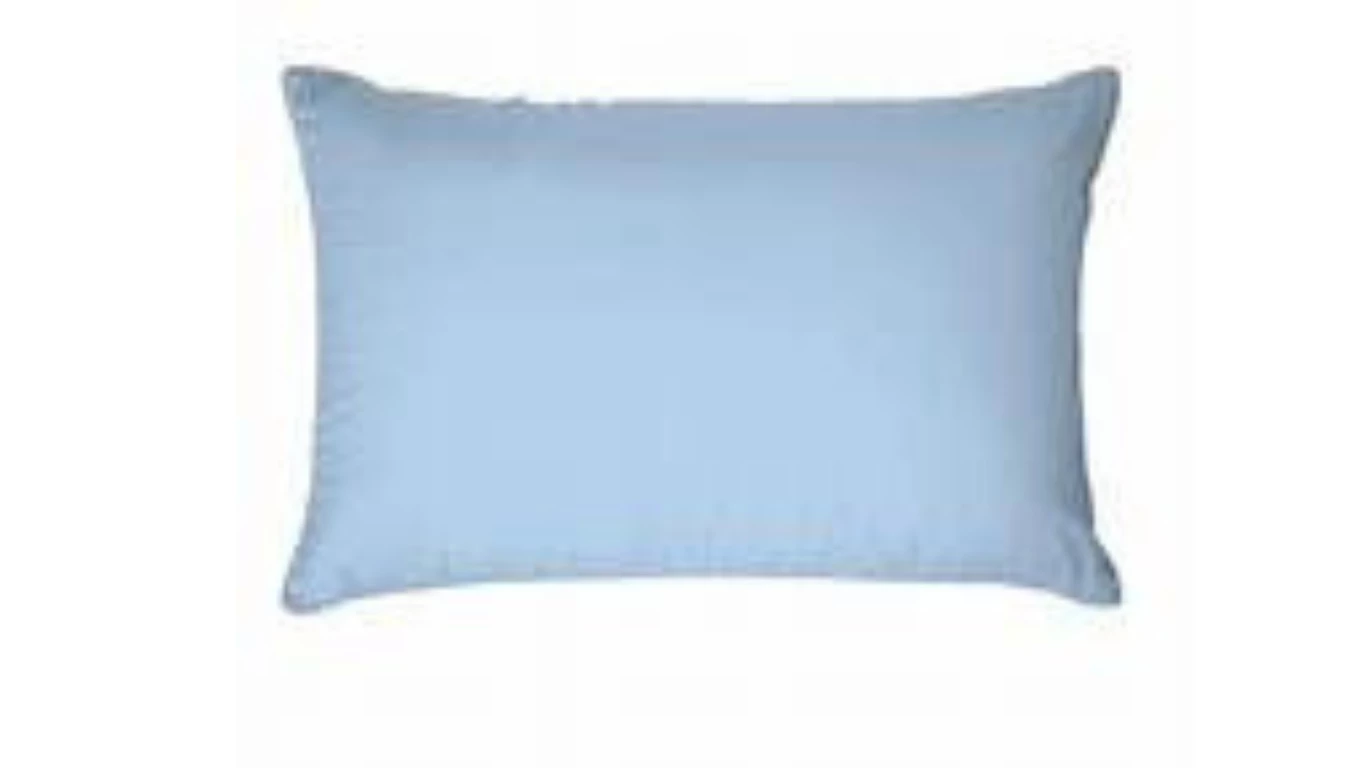 Fronha Lisa Azul Bebê Premium Plus 100% Algodão
