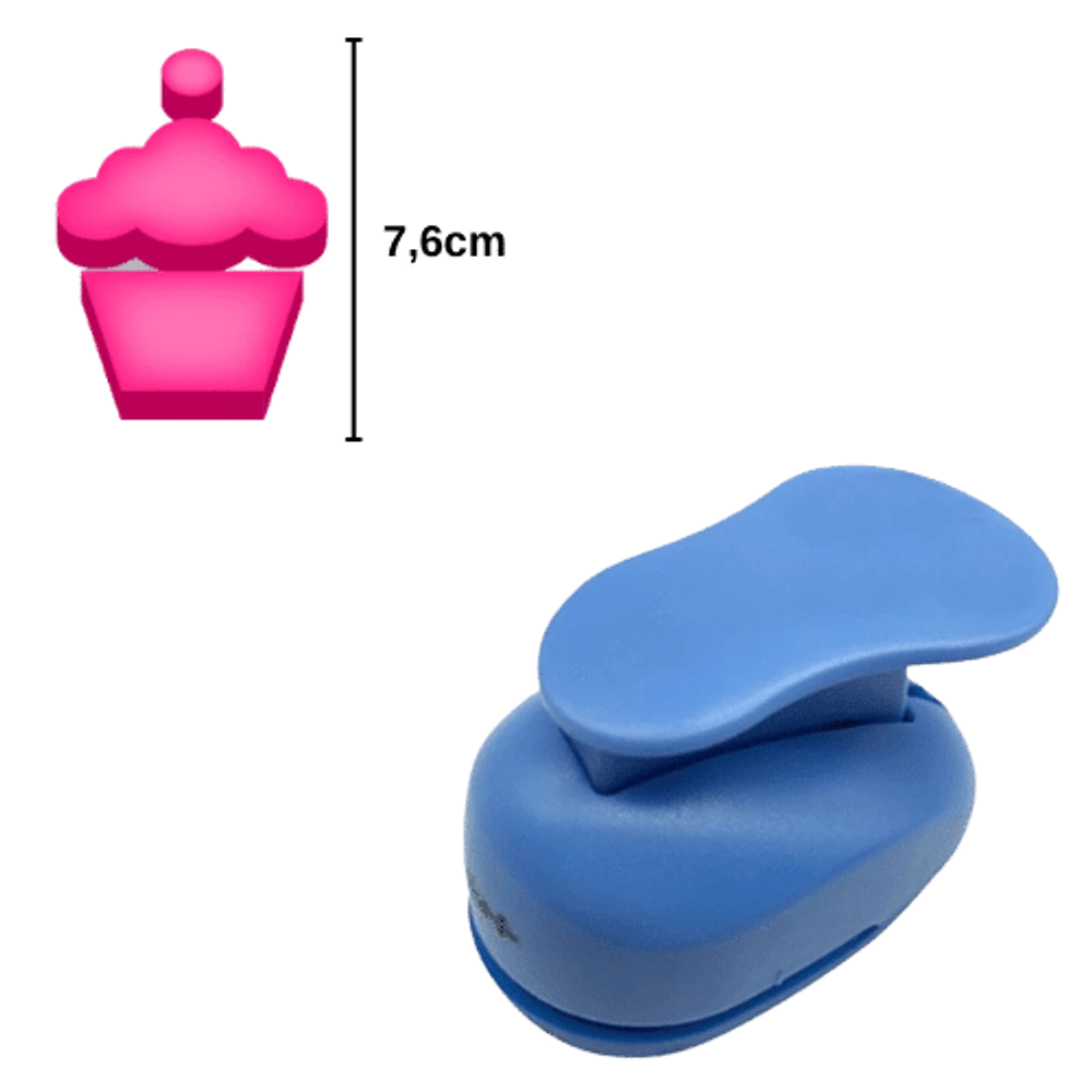 Furador de Artesanato 3" Cupcake