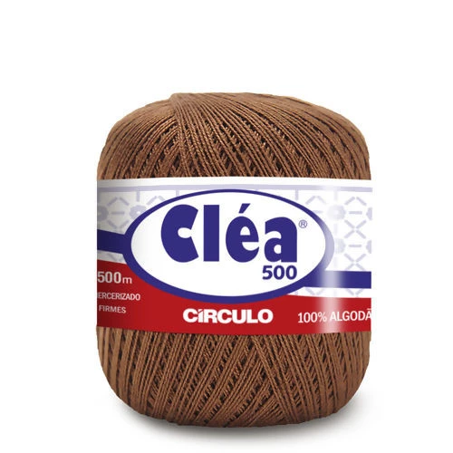 Linha Clea 500 metros Marca Circulo - 7382 - Chocolate