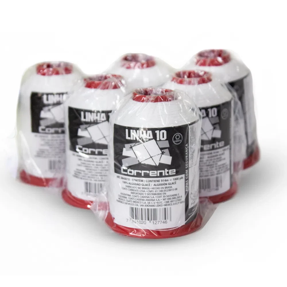 Linha de pipa 10 Coats corrente 914 Metros