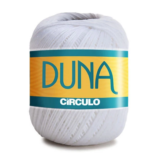 Linha Duna 170 metros Cores Lisas Marca Circulo - 8001- Branco