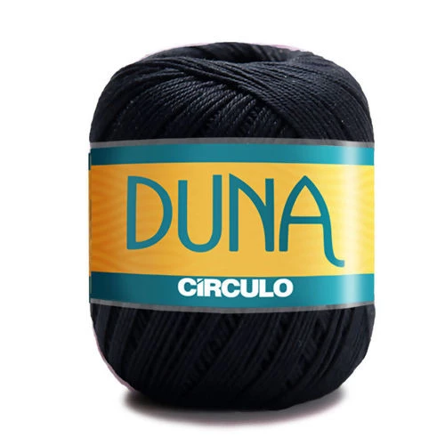 Linha Duna 170 metros Cores Lisas Marca Circulo - 8990 - Preto