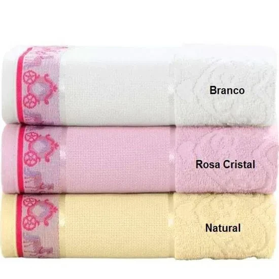 Toalha de Banho Love Rosa