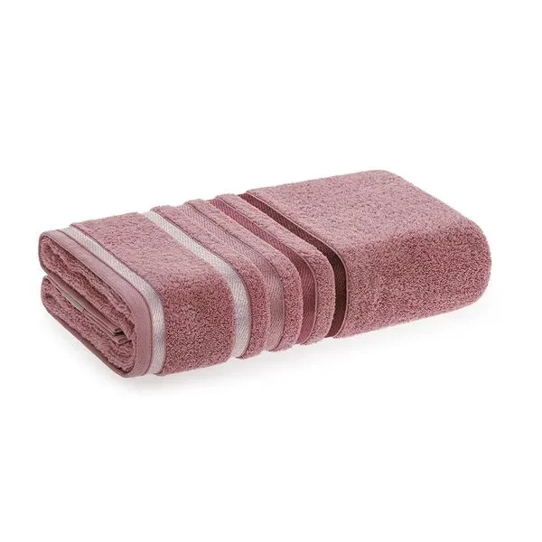 Toalha de Rosto Rosa Malaga Listra Rosa ref 3886337 Lumina