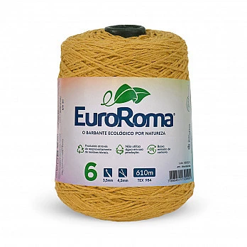 Barbante EuroRoma 4/6 610m - Mostarda 470