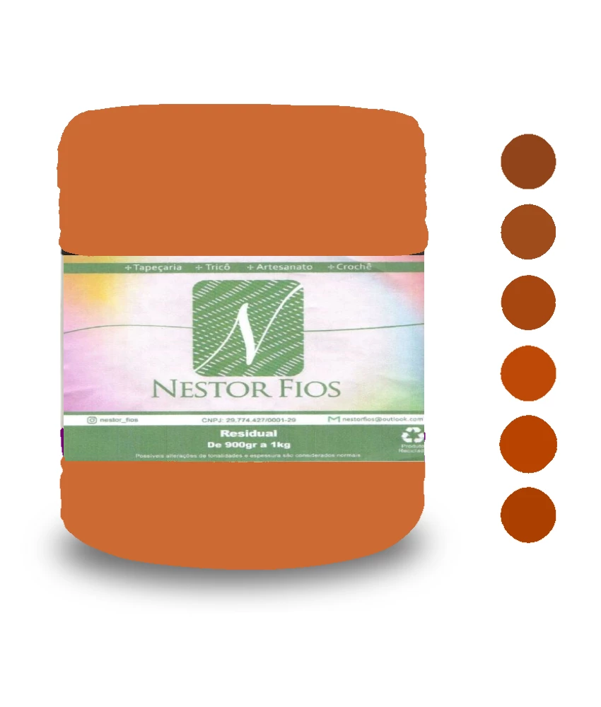 Fio de Malha Mostarda 1 kg Nestor