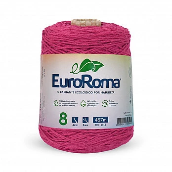 Barbante EuroRoma 4/8 457m - Pink 550