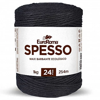 EuroRoma Spesso 24 fios 1Kg - Preto 250