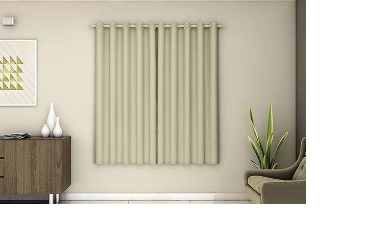 Cortina Corta Luz 100% PVC 1,30M Alt X 2,00M Larg Adomes