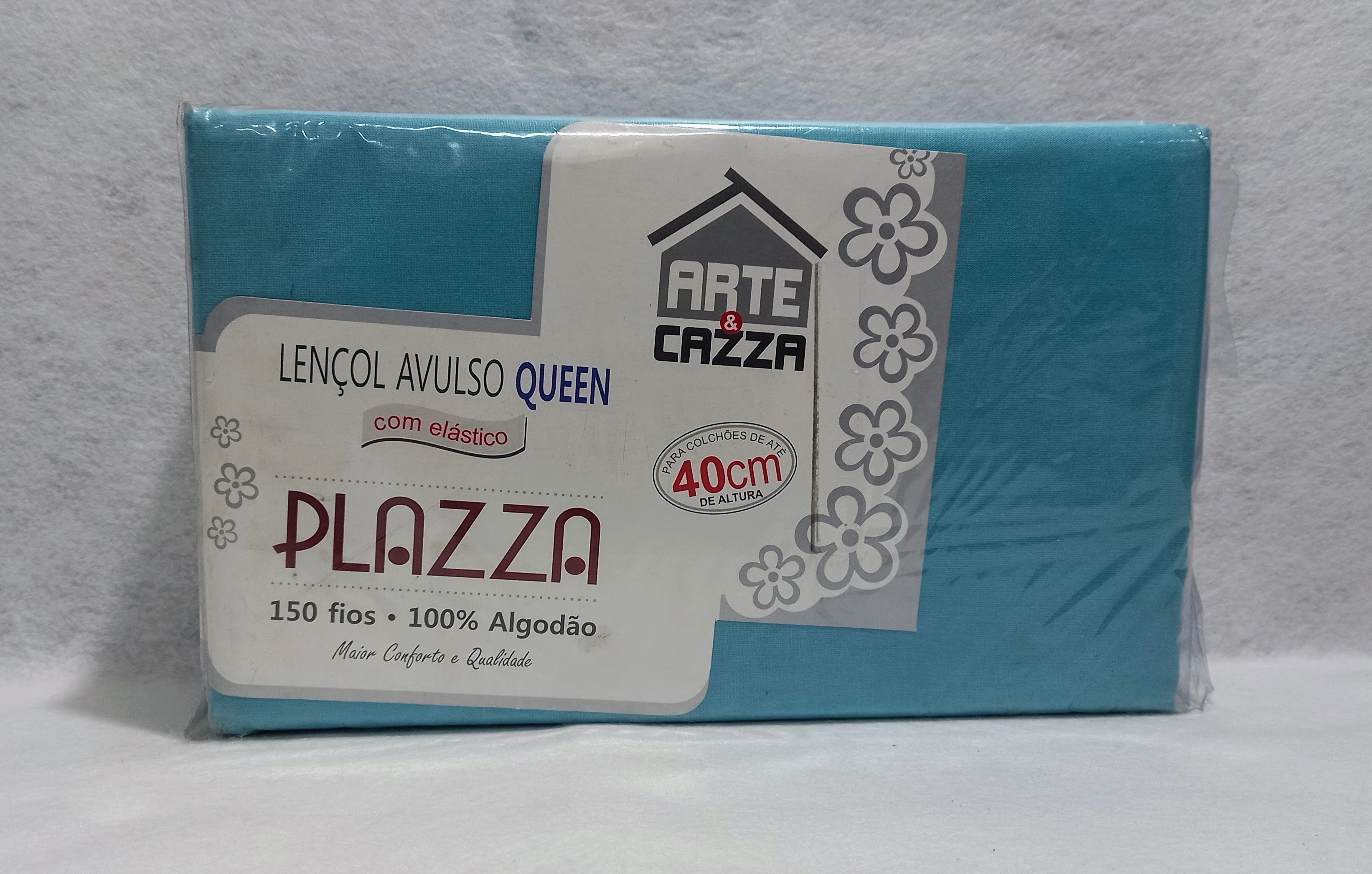 Lençol Avulso Casal Queen Com Elastico Arte E Cazz