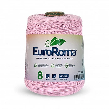 Barbante EuroRoma 4/8 457m - Rosa Bebe 510