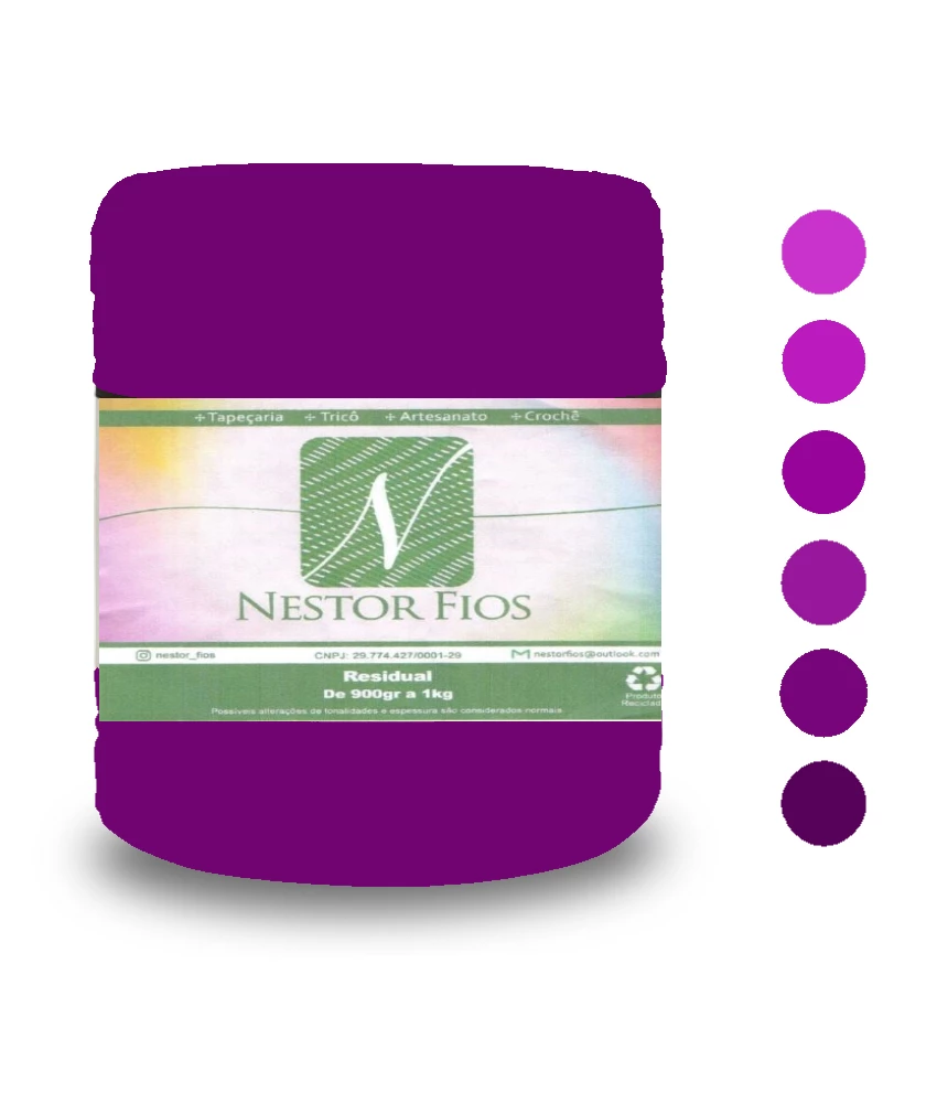 Fio de Malha Roxo 1 kg Nestor