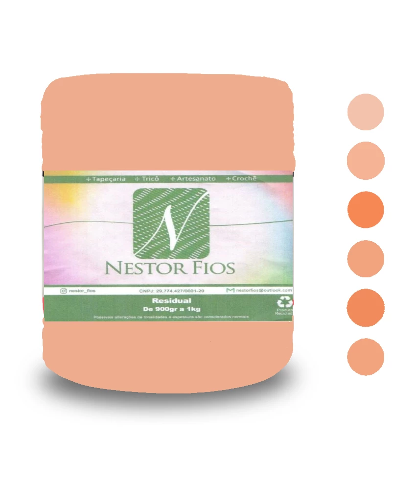 Fio de Malha Salmon 1 kg Nestor