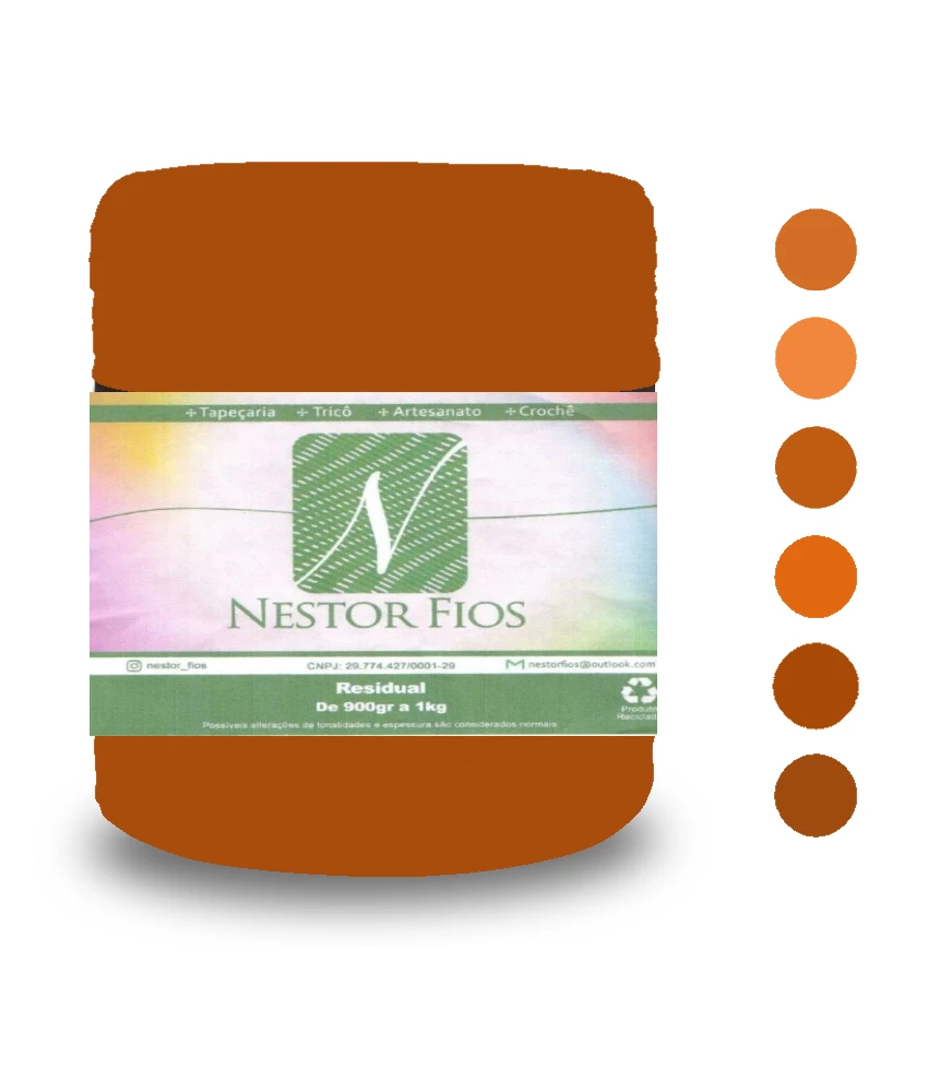 Fio de Malha Terracota 1 kg Nestor
