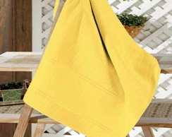 Toalha de Banho Velour Artesanalle Liso - Amarela