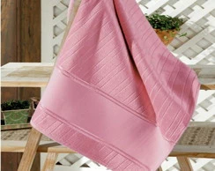 Toalha de Banho Velour Artesanalle Liso - Rosa
