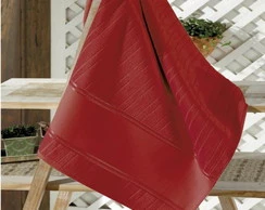 Toalha de Banho Velour Artesanalle Liso - Vermelha