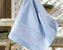 Toalha de Banho Velour Artesanalle Liso - Azul