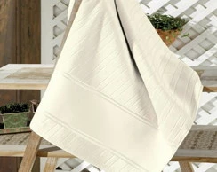 Toalha de Banho Velour Artesanalle Liso - Marfim
