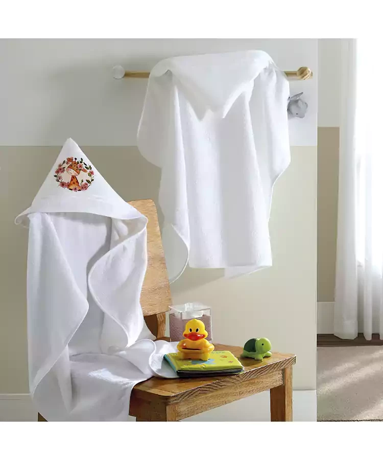 Toalha de Banho com Capuz Baby Art Liso Dolher
