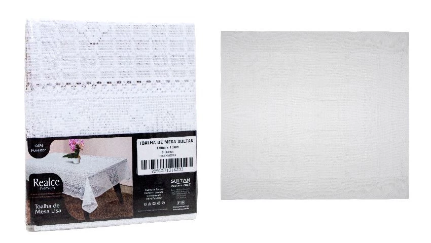 TOALHA DE MESA QUADRADA 1,50X1,50 RENDA
