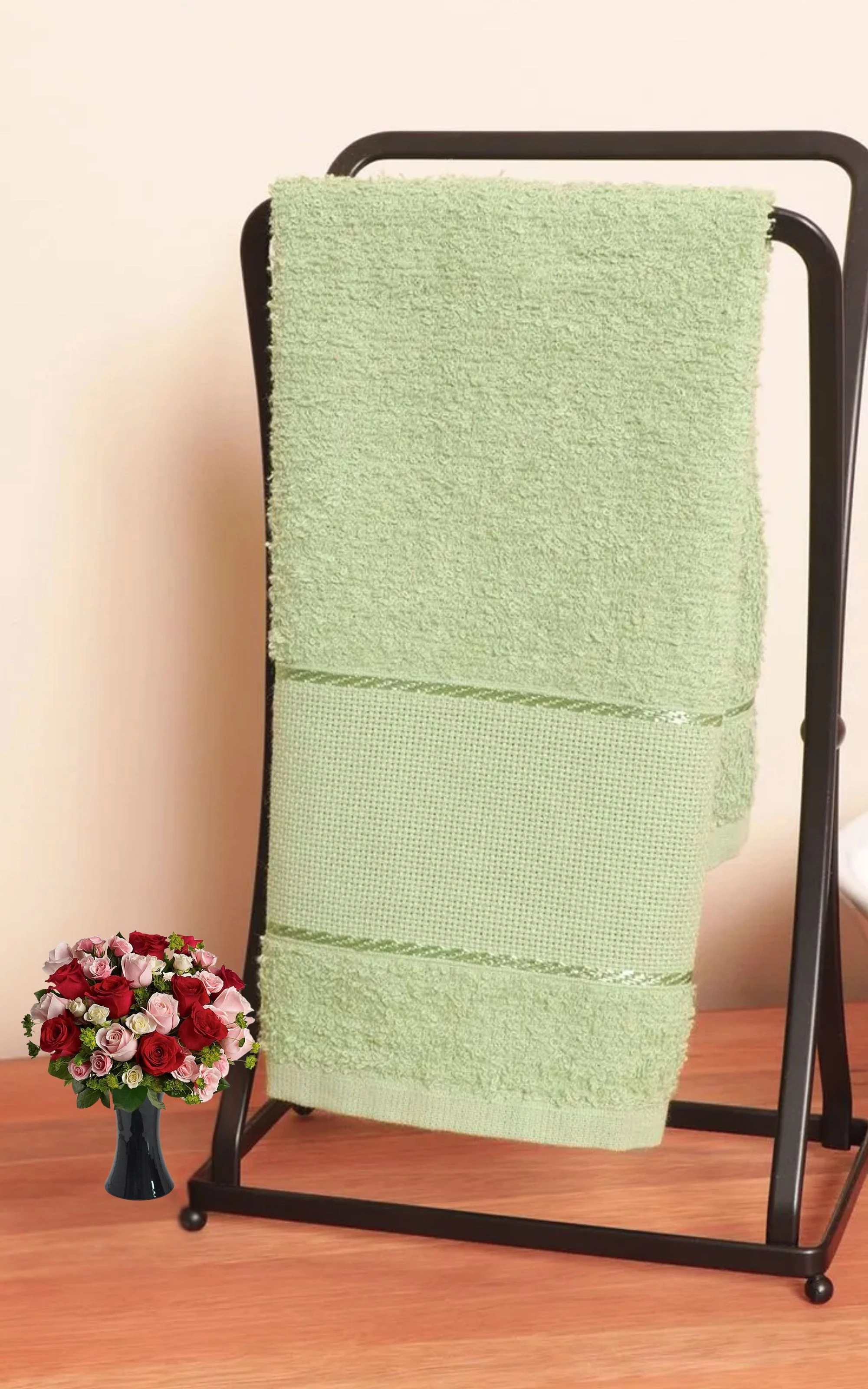 TOALHA LAVABO P/ BORDAR / VERDE