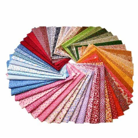 Tecido Tricoline Estampado 50 Cm X 75 Cm Kit com 05 unidades