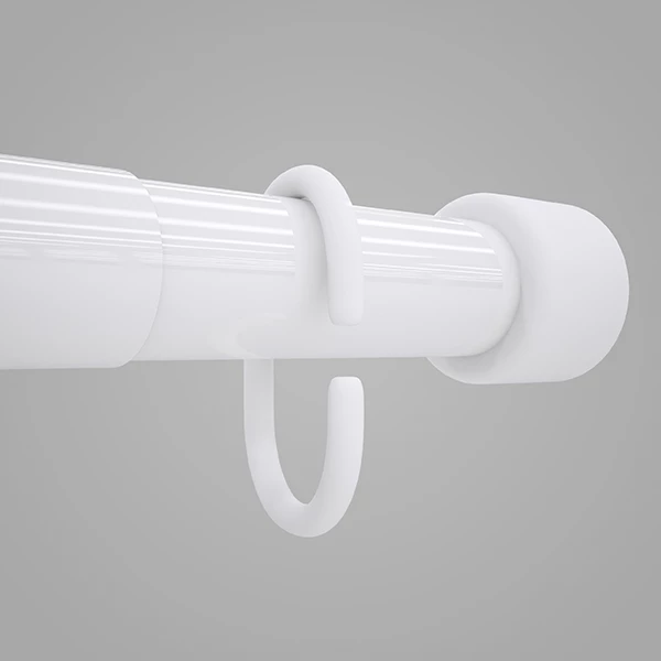 Varão extensível para Box 1,35m a 1,48m Branco