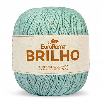 EuroRoma Brilho Dourado 406m - Verde Água Claro 800