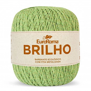 EuroRoma Brilho Dourado 406m - Verde Limão 801