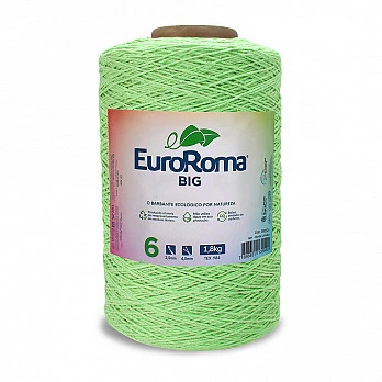 Barbante EuroRoma Big 4/6 1,8Kg - Verde Limão 801