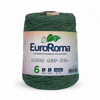 Barbante EuroRoma 4/6 610m - Verde Musgo 804