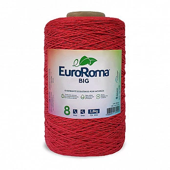 Barbante EuroRoma Big 4/8 1,8Kg - Vermelho 1000